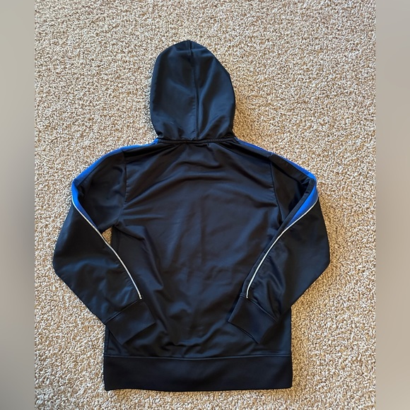 Boys And1 Black and Blue Zip Up Hoodie Jacket; Size M (8) - Picture 2 of 5